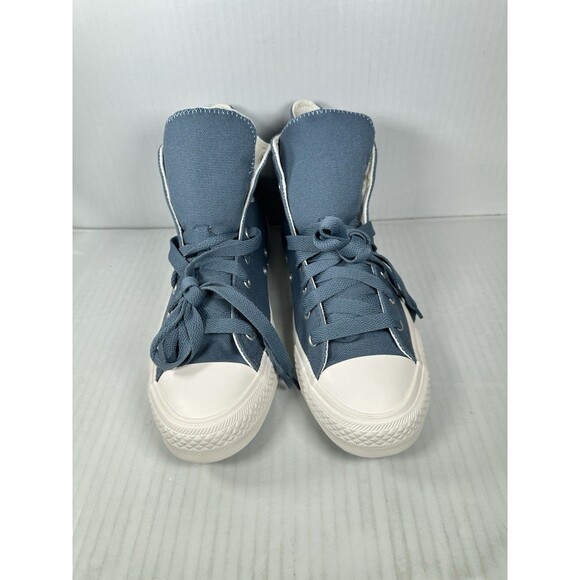 Sz 9.5 Converse Chuck Taylor All Star HI Top Heavy Canvas Lakeside Blue A12711C - Picture 3 of 9